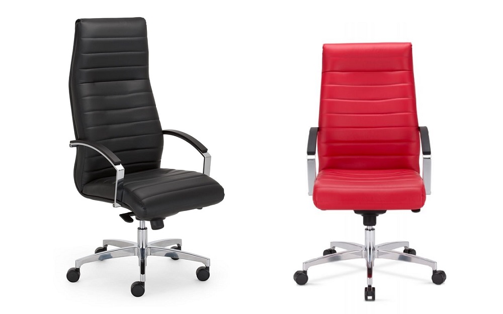 Fotele gabinetowe LYNX - ergonomiczne fotele biurowe, skórzane fotele obrotowe, fotele do biura Warszawa, Nowy Styl