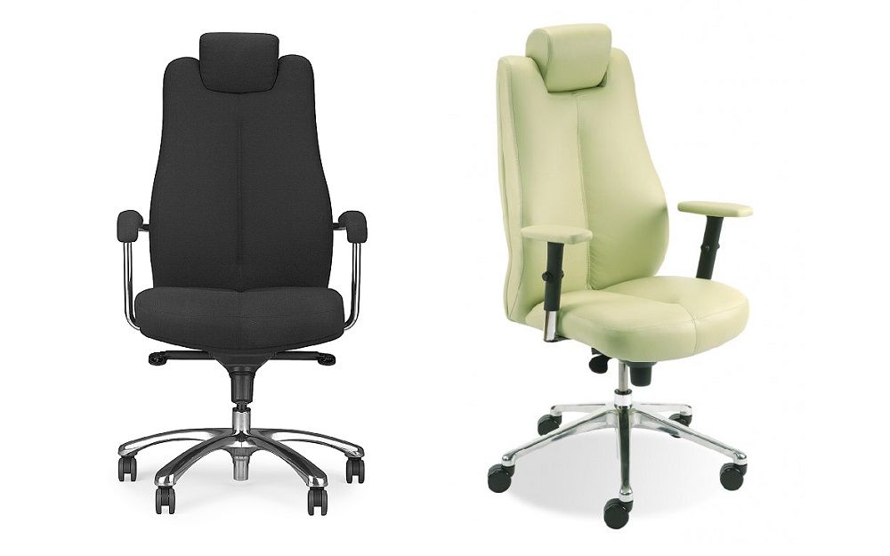 Fotele gabinetowe SONATA - ergonomiczne fotele biurowe, skórzane fotele obrotowe, fotele do biura Warszawa, Nowy Styl
