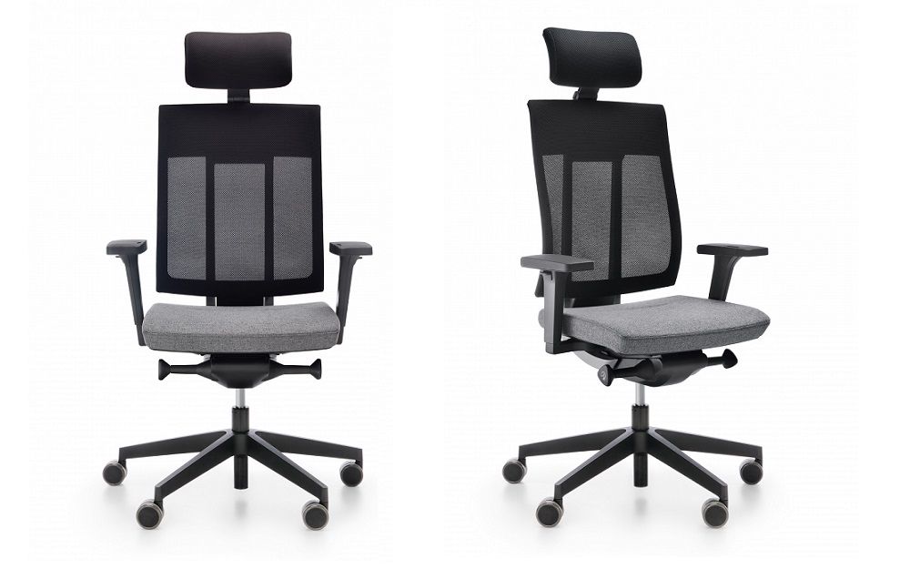 Fotele gabinetowe XENON NET - ergonomiczne fotele biurowe, skórzane fotele obrotowe, fotele do biura Warszawa, ProfiM