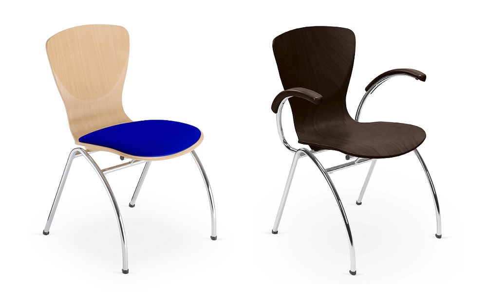 Krzesła Bingo – wygodne krzesła do biura, krzesła ze sklejki, krzesła do jadalni, stołówki, krzesła konferencyjne Warszawa, Nowy Styl